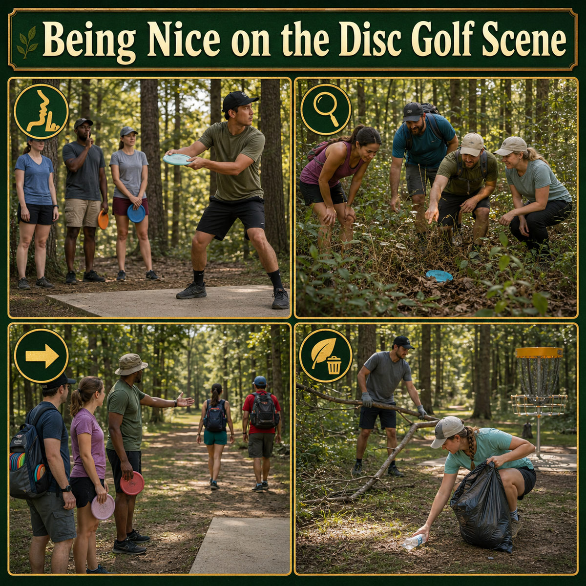 Related DiscLula disc golf etiquette design