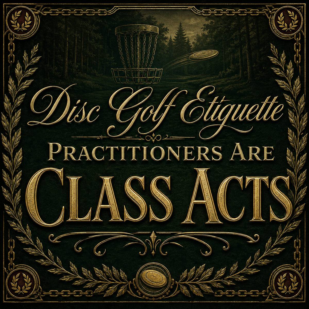 Rotating Disc Golf Etiquette image right