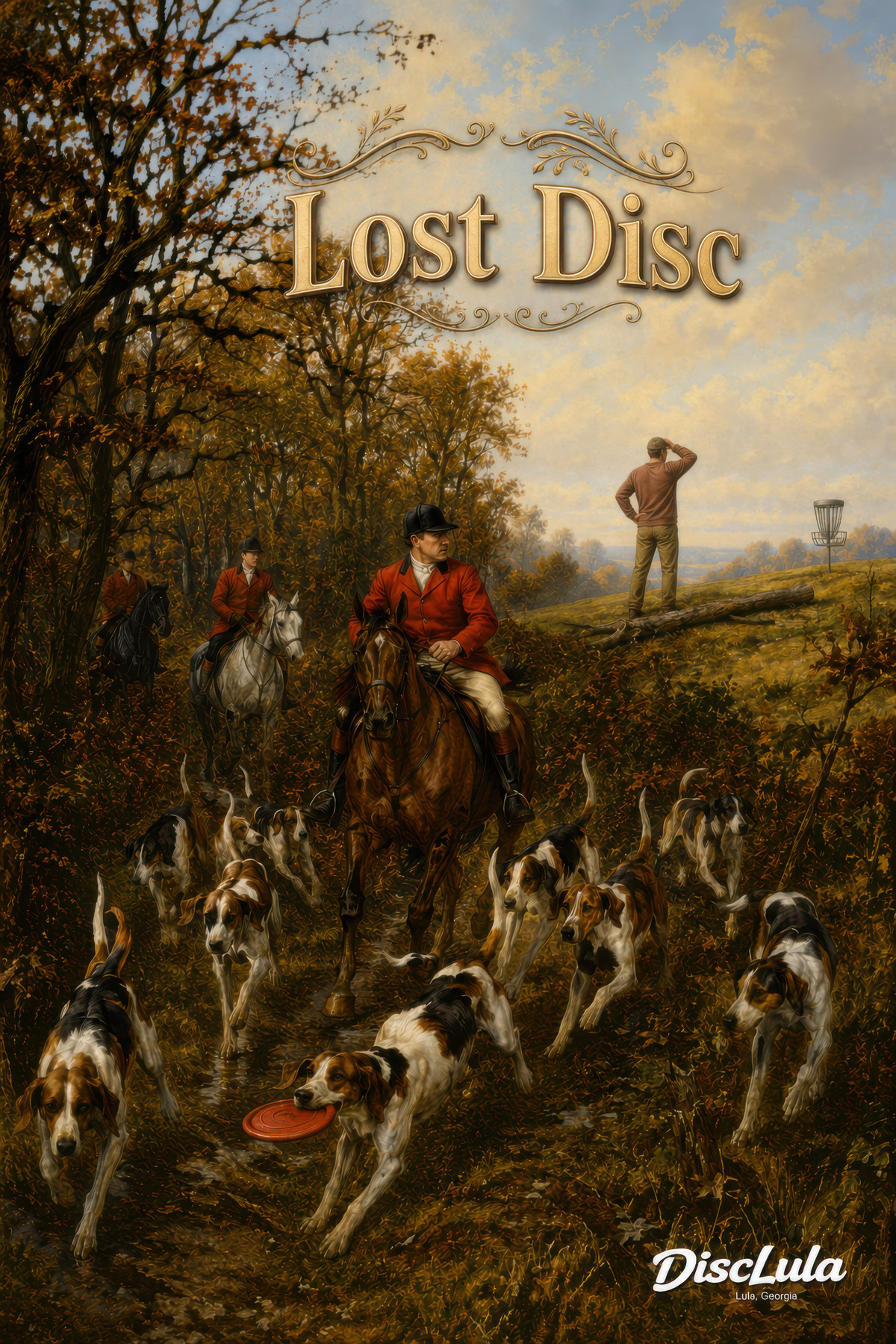 Lost Disc disc golf illustration